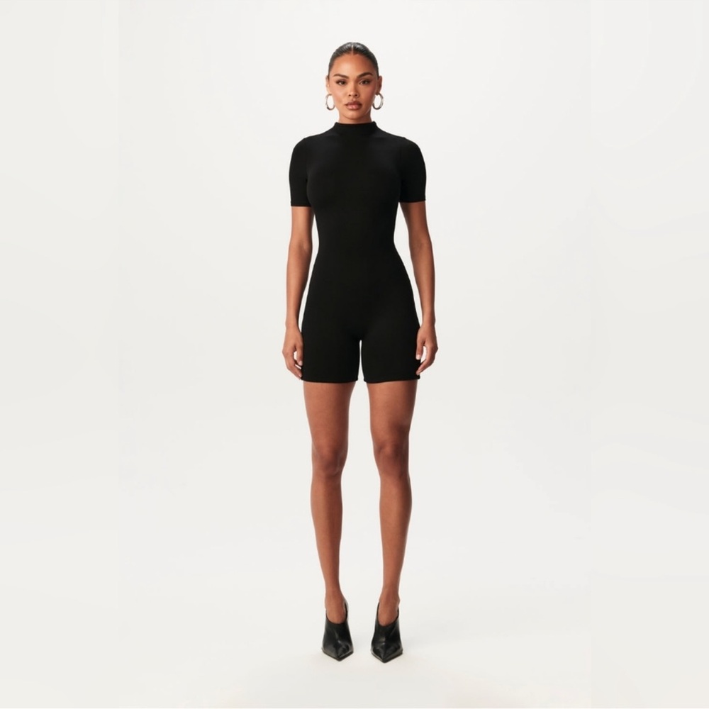 Naked Wardrobe Black Fitted romper